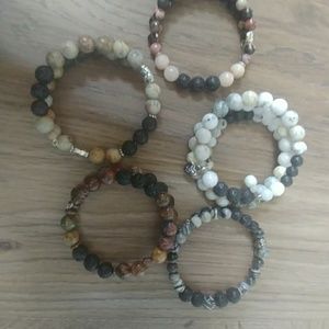 For Villa31 Handmade lava bead bracelet